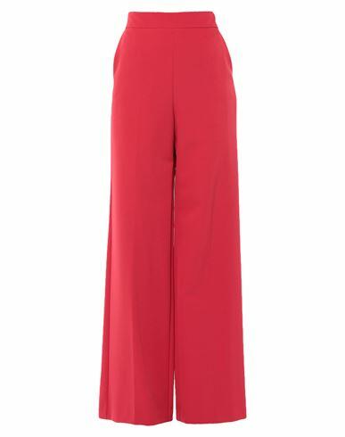 Blumarine Woman Pants Red Polyester, Elastane Cover