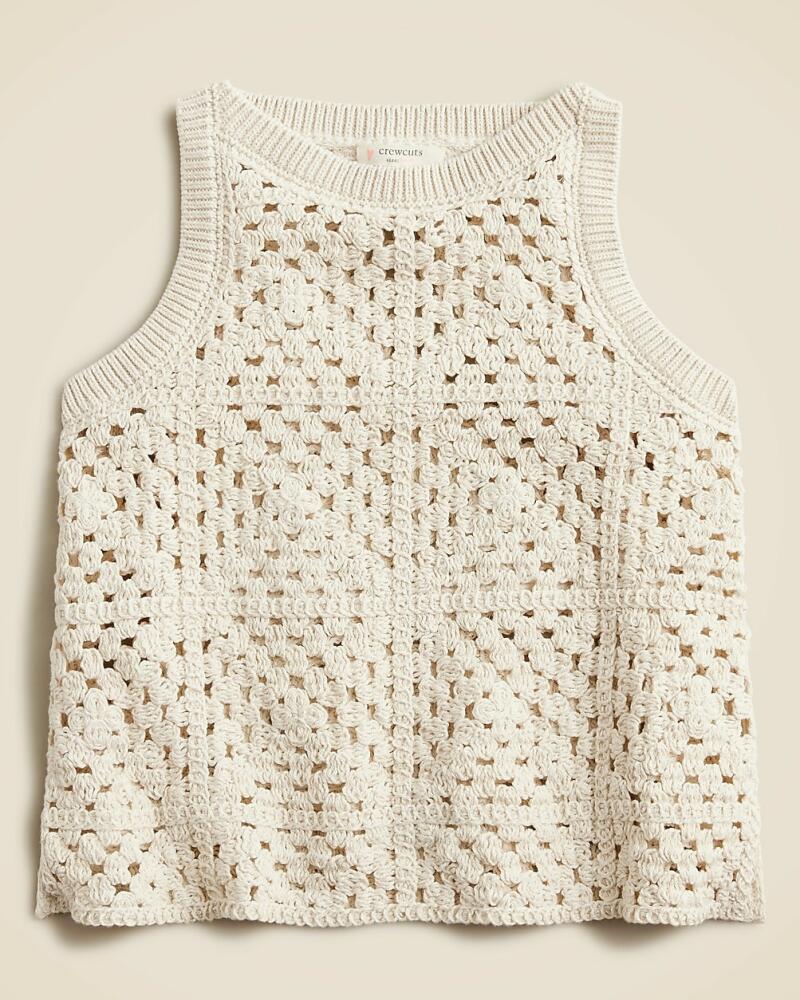 J.Crew Girls' lace-crochet tank top Cover