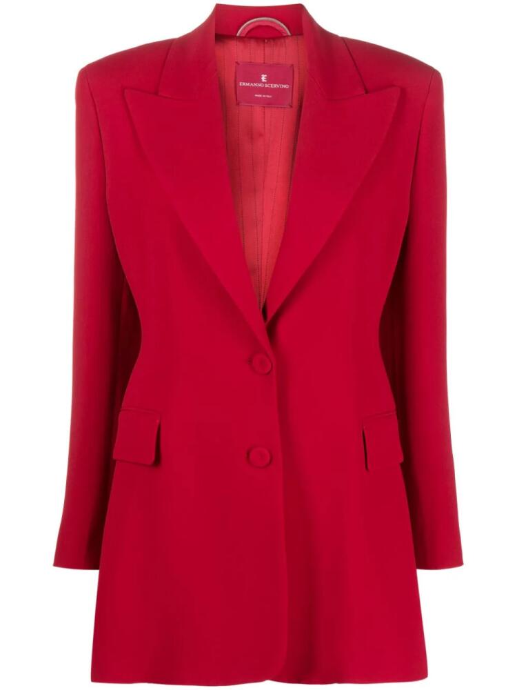 Ermanno Scervino single-breasted peak-lapels blazer - Red Cover