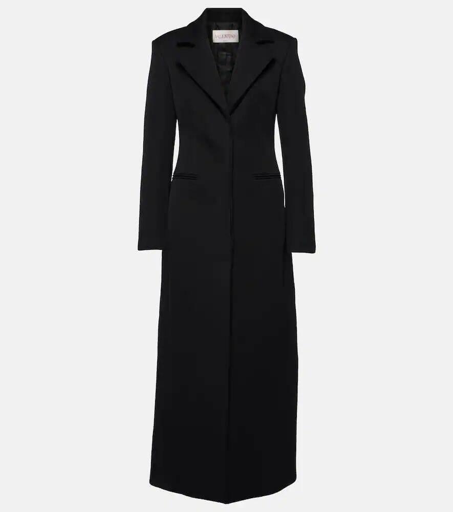 Valentino Single-breasted wool-blend coat Cover