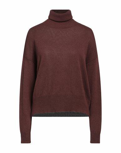 Aragona Woman Turtleneck Cocoa Cashmere Cover