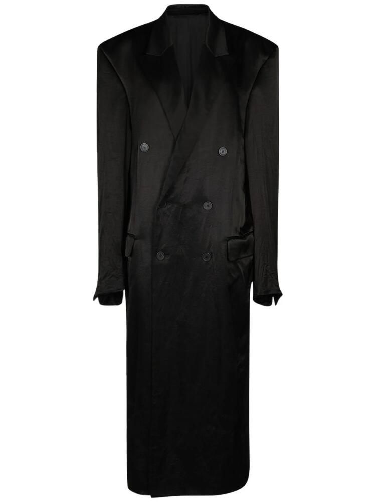 BALENCIAGA New Steroid Viscose Blend Coat Cover