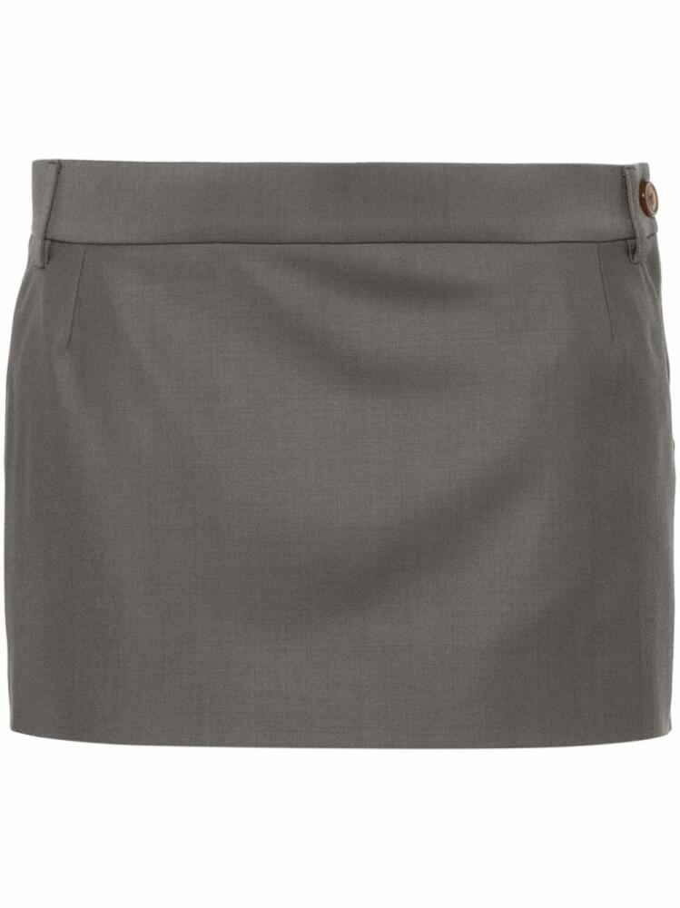 Vivienne Westwood Foam wool tailored skirt - Grey Cover