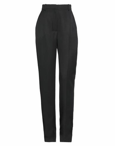 Alexander Mcqueen Woman Pants Black Wool Cover