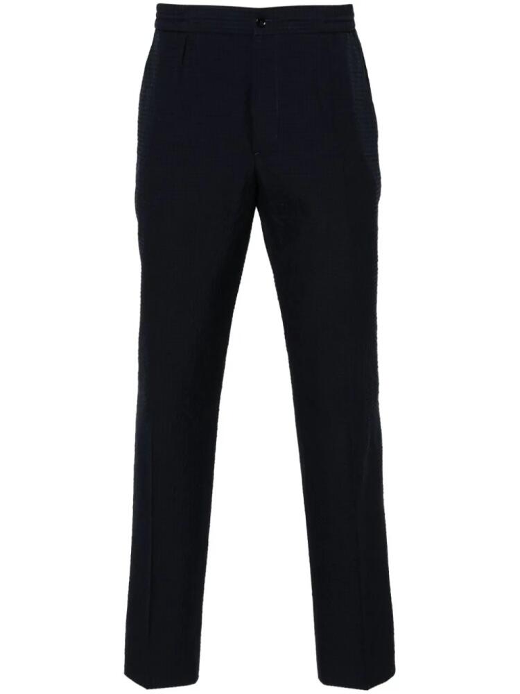 FURSAC slim-cut trousers - Blue Cover