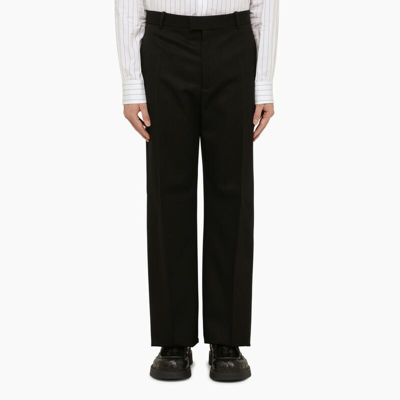 Bottega Veneta Black wool tailored trousers Cover