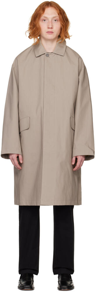 Calvin Klein Gray Mac Coat Cover