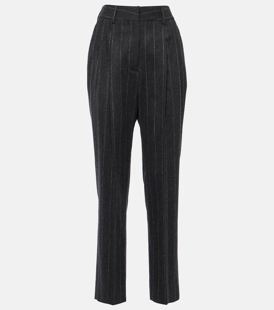 Blazé Milano Banker pinstripe wool straight pants Cover