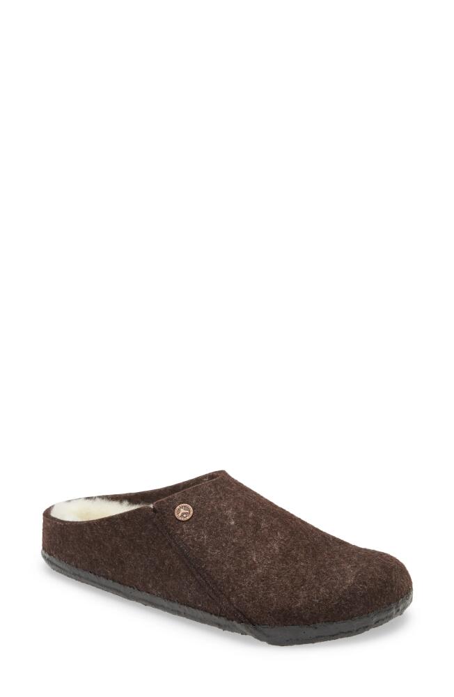 Birkenstock Zermatt Genuine Shearling Lined Slipper in Brown Cover