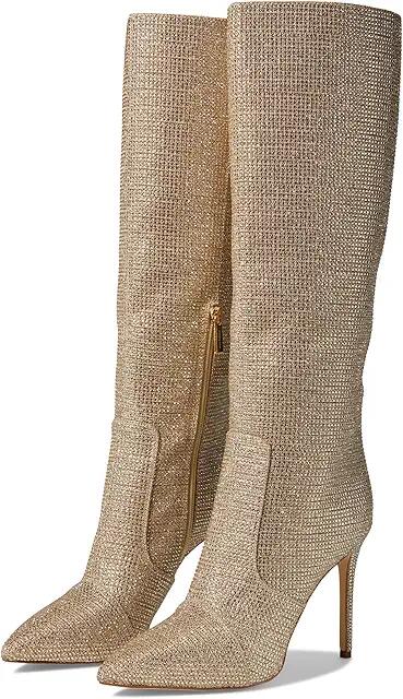 MICHAEL Michael Kors Rue Stiletto Boot (Pale Gold) Women's Shoes Cover