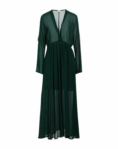 Rebel Queen Woman Maxi dress Emerald green Polyester Cover