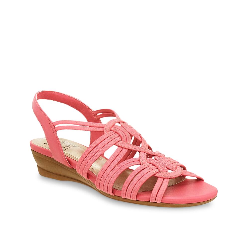 Impo Riya Wedge Sandal | Women's | Coral Cover