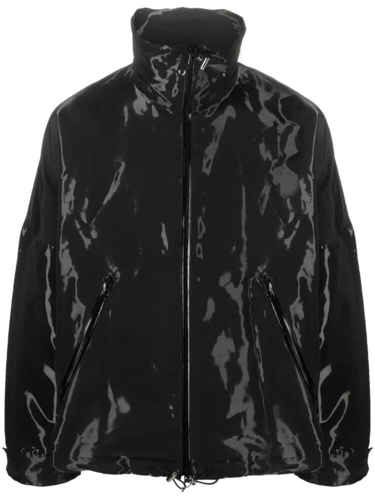 Song For The Mute high-neck lightweight jacket - Black Cover