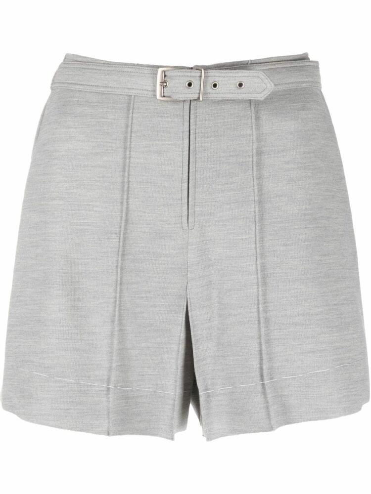 Maison Margiela high-rise tailored shorts - Grey Cover