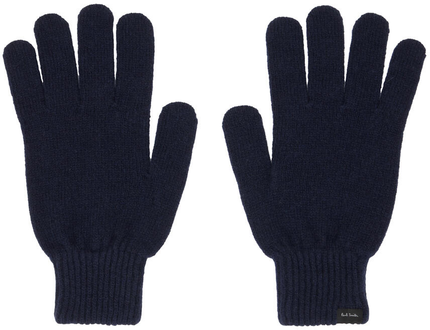 Paul Smith Navy Patch Gloves Cover