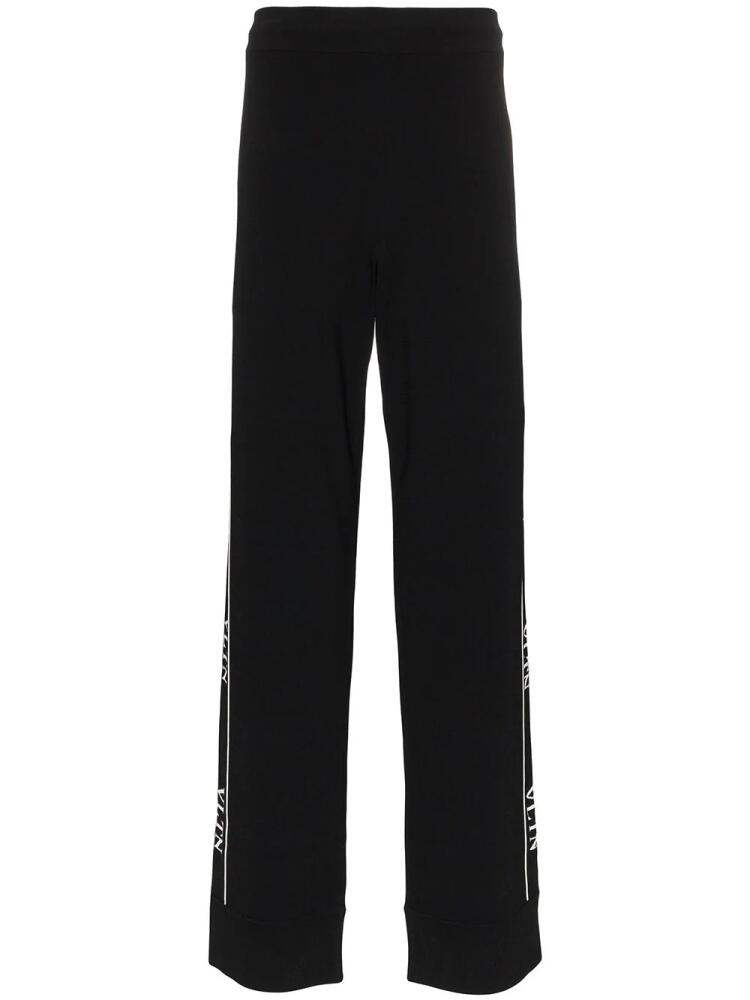 Valentino Garavani logo-tape track pants - Black Cover