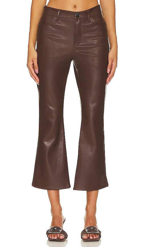 BCBGMAXAZRIA Faux Leather Pant in Chocolate Cover