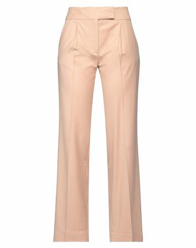 Eleventy Woman Pants Sand Wool, Elastane Cover