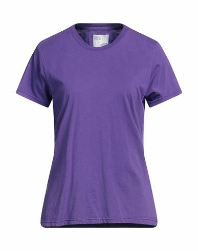 Colorful Standard Woman T-shirt Purple Organic cotton Cover