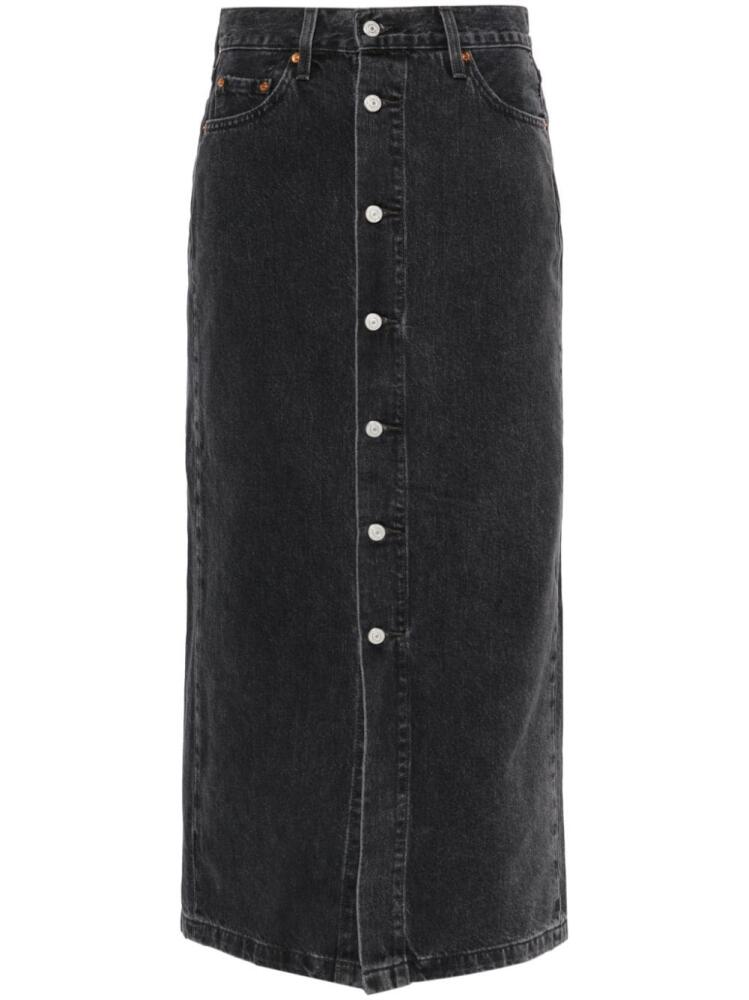 Levi's button-up midi skirt - Black Cover