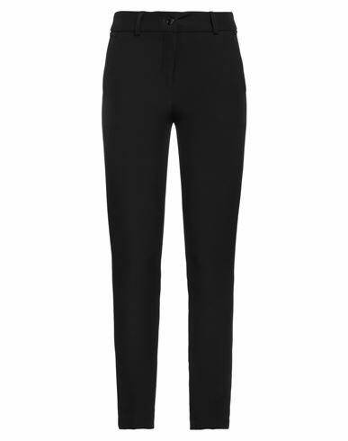 Atos Lombardini Woman Pants Black Polyester, Elastane Cover