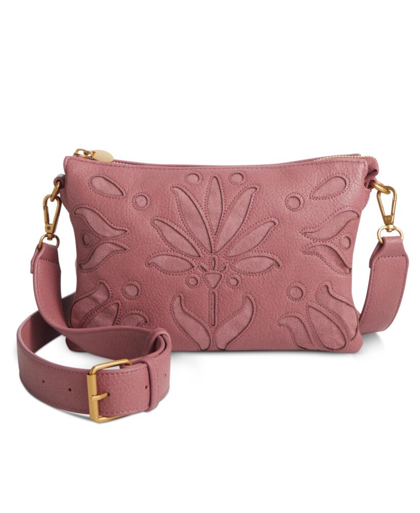 Style & Co Double Compartment Crossbody, Created for Macy's - Deco Rose Cover