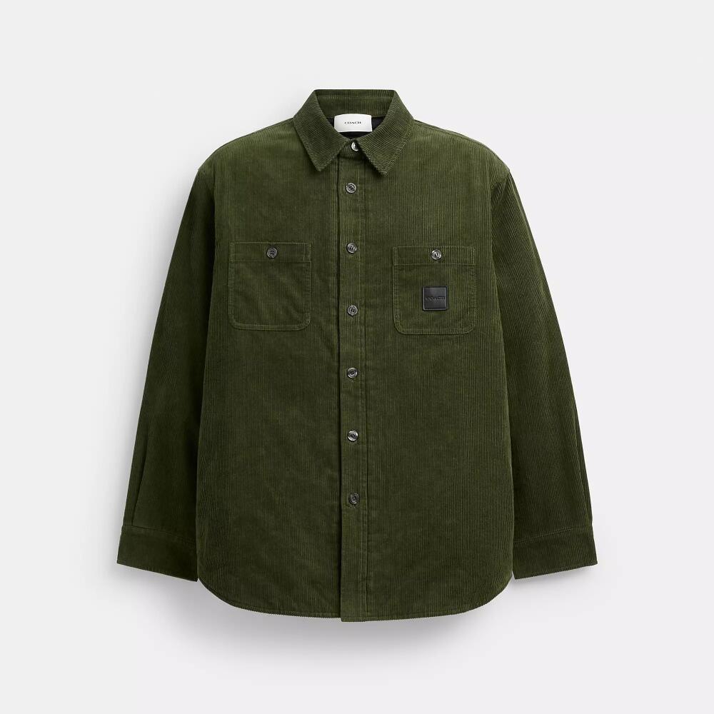 Coach Corduroy Shirt Jacket Cover