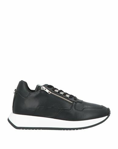 Cesare Paciotti 4us Man Sneakers Black Calfskin Cover