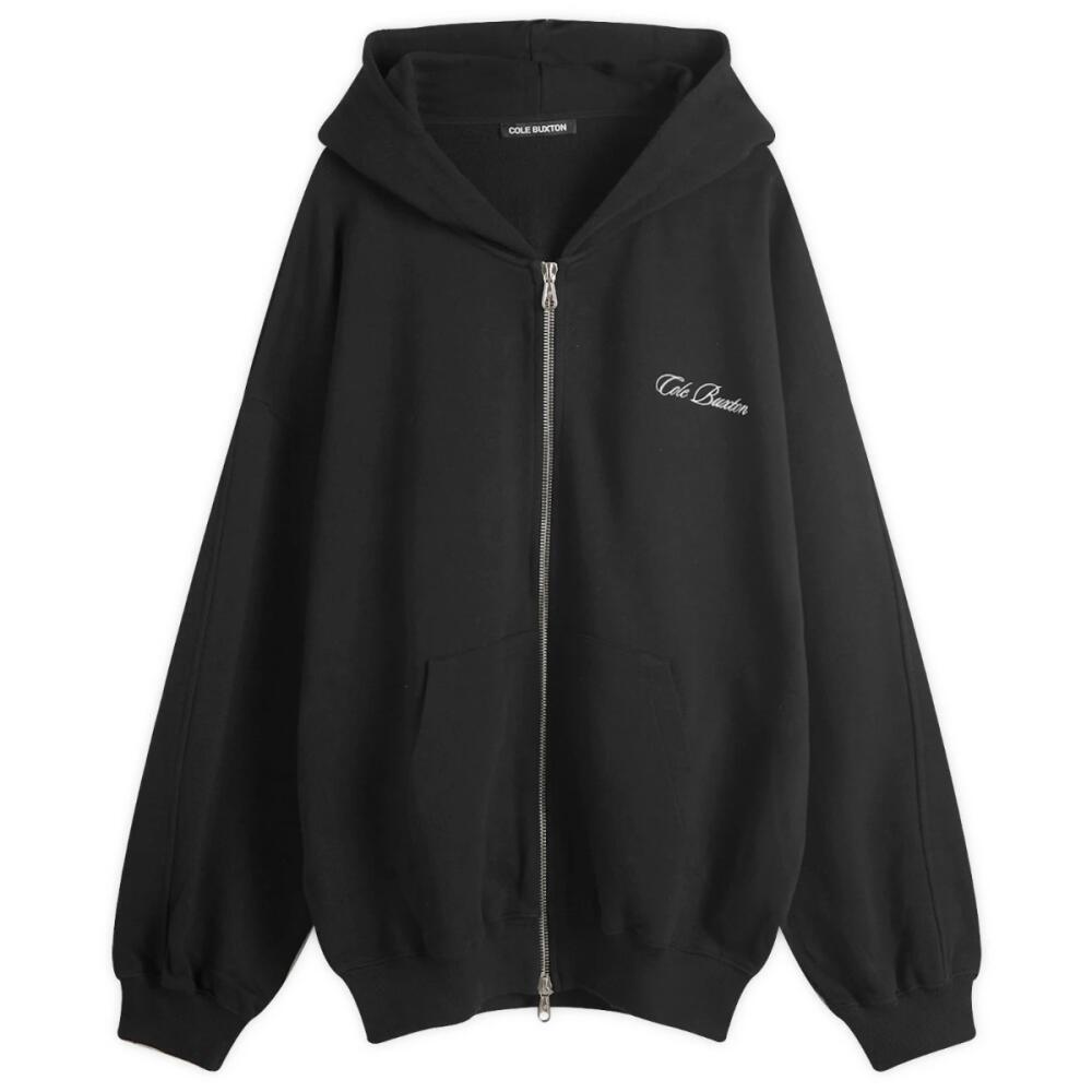 Cole Buxton Men's Lightweight Zip Hoodie in Black Cover