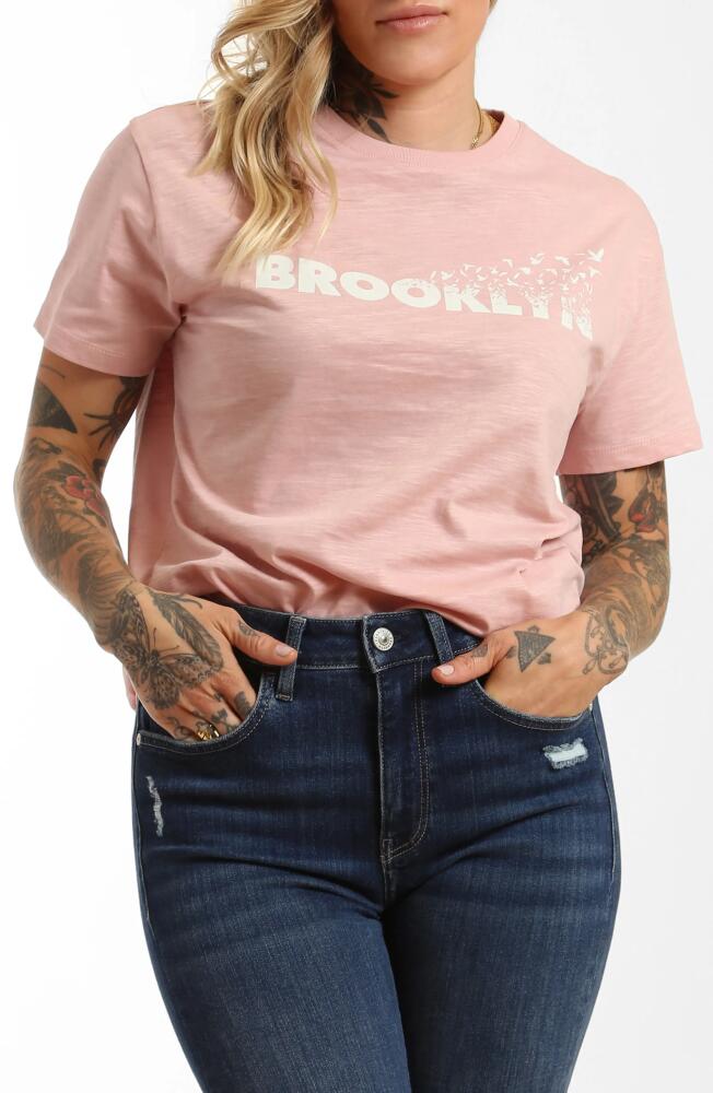 Brooklyn Industries Flight Graphic T-Shirt in Pale Mauve Cover