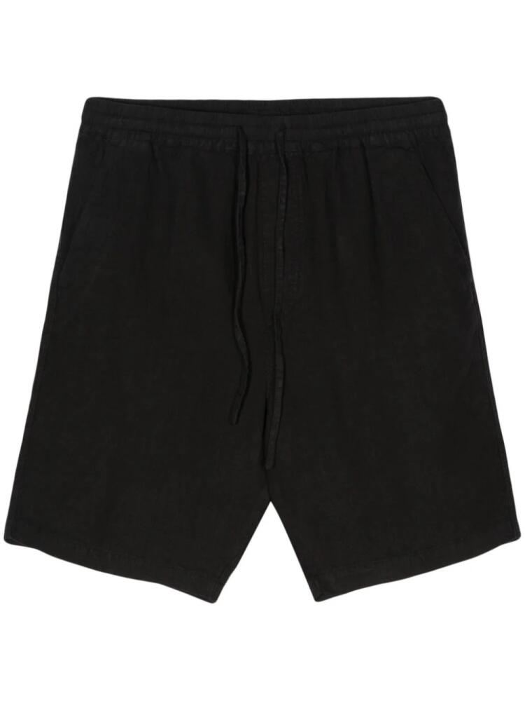 120% Lino linen bermuda shorts - Black Cover