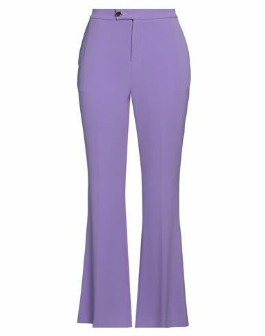 Isabelle Blanche Paris Woman Pants Light purple Polyester, Elastane Cover