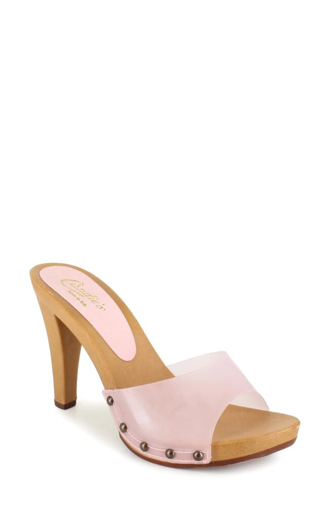 Candie's Paxe Slide Sandal in Pink Cover