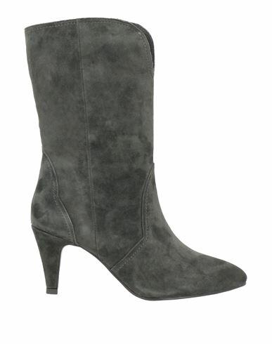 Bibi Lou Woman Ankle boots Steel grey Leather Cover