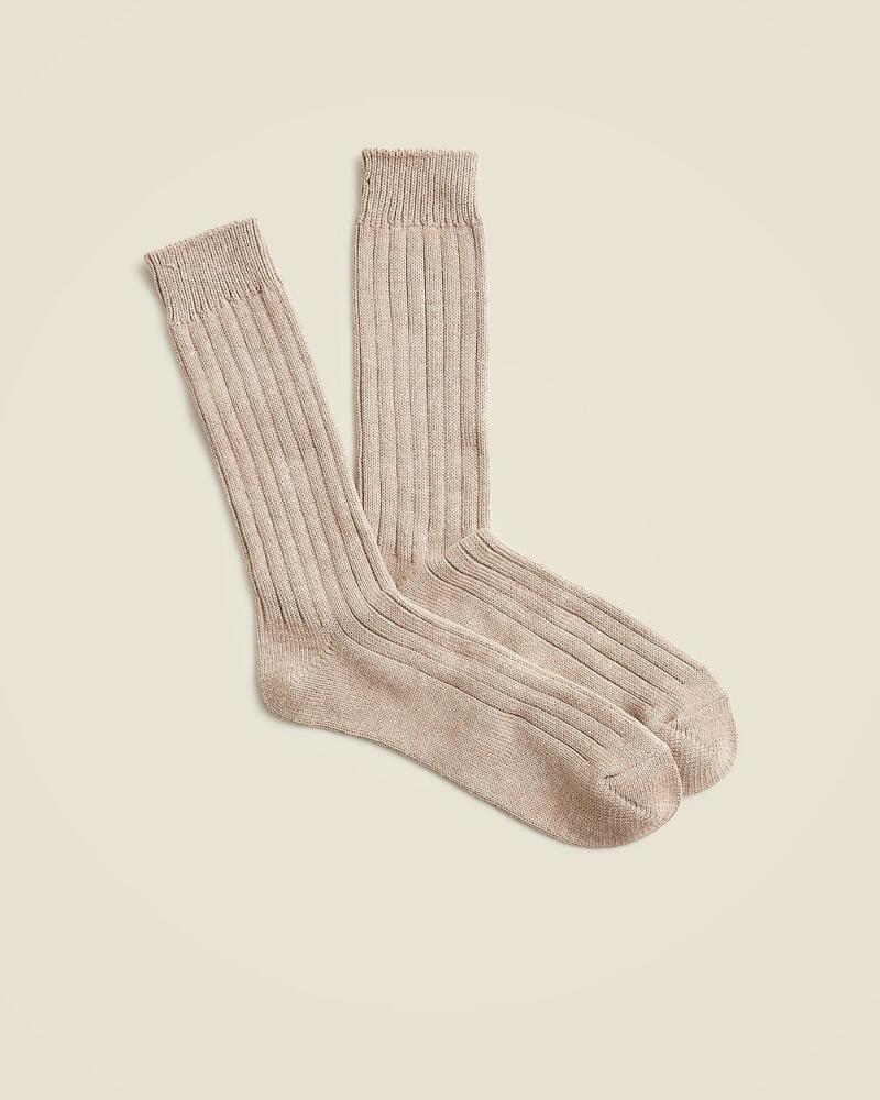 J.Crew Ribbed cotton-blend socks Cover