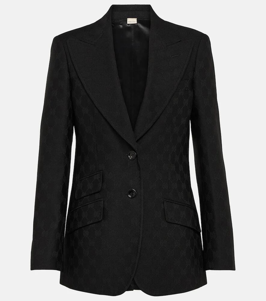 Gucci GG jacquard wool blazer Cover