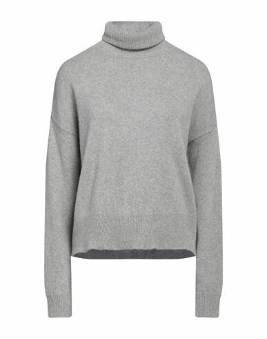 Aragona Woman Turtleneck Grey Cashmere Cover