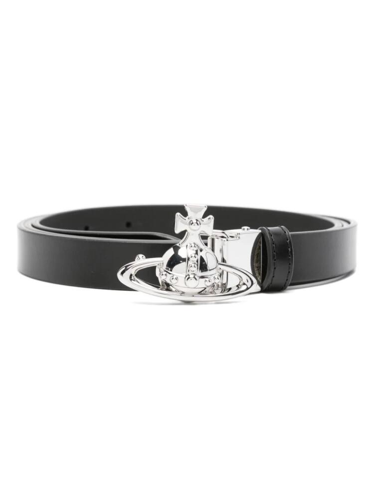 Vivienne Westwood Small Orb belt - Black Cover