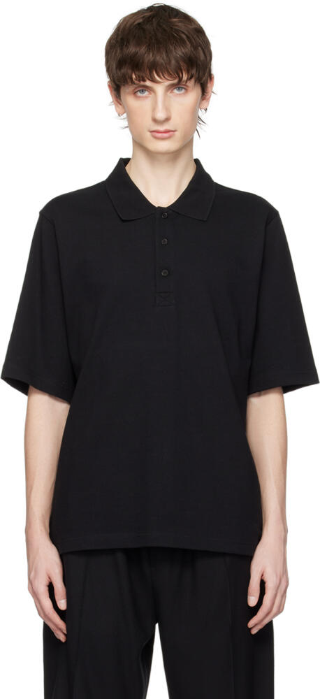 Filippa K Black Boxy Polo Cover