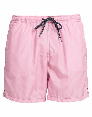 Drumohr Man Swim trunks Pink Polyester Cover