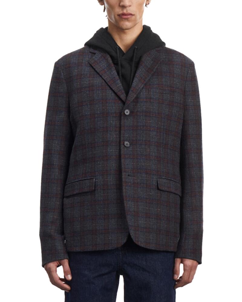 The Kooples Bucolic Checks Fitted Sport Coat Cover