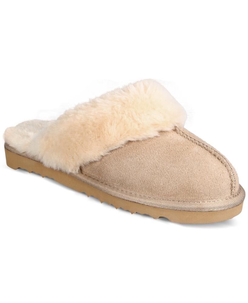 Style & Co Women's Rosiee Slippers, Created for Macy's - Sand Cover