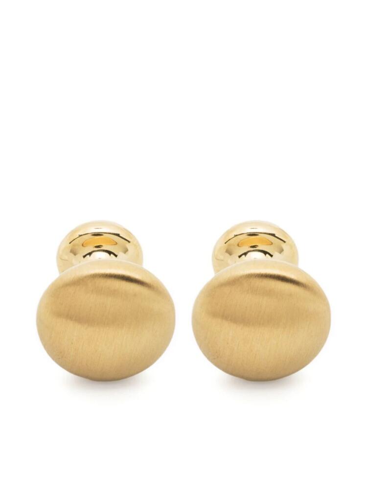 Lanvin polished round-shape cufflinks - Gold Cover