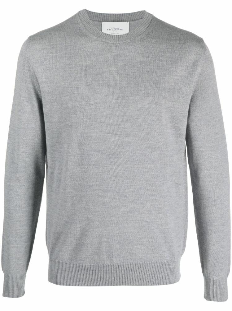 Ballantyne crew-neck wool jumper - Grey Cover