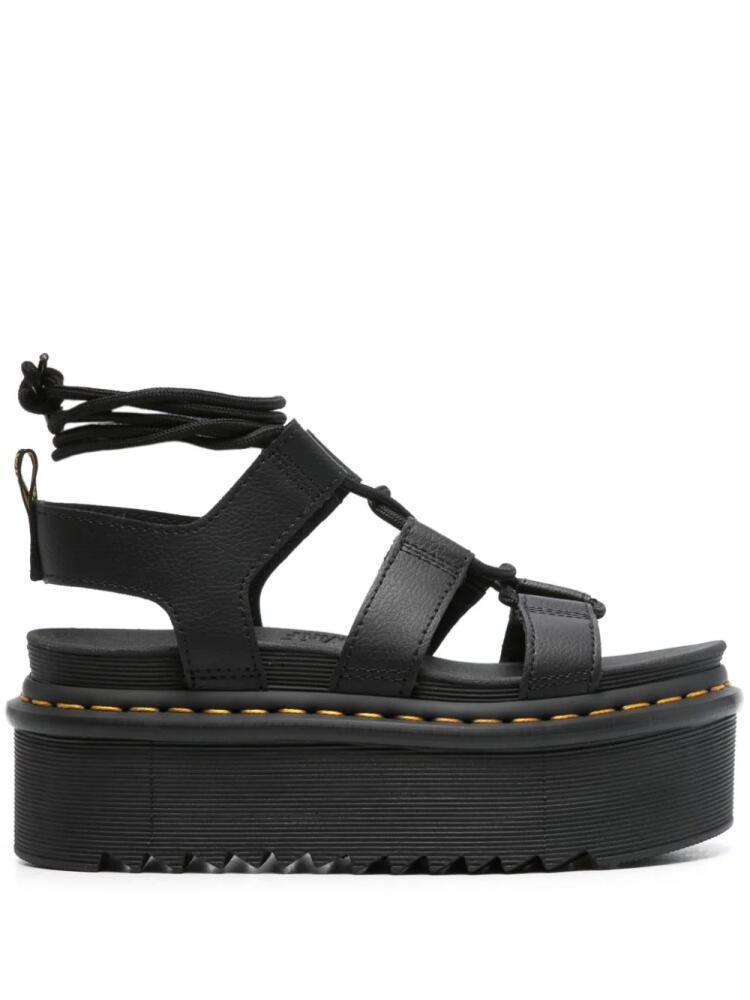 Dr. Martens Nartilla 60mm leather sandals - Black Cover