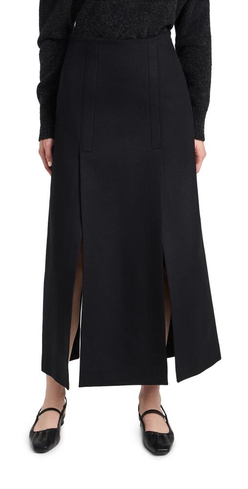 Proenza Schouler Wool Felt Skirt Black Cover