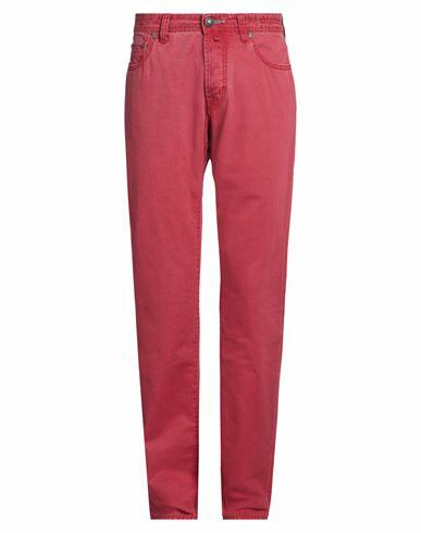 Jacob Cohёn Man Jeans Red Cotton Cover