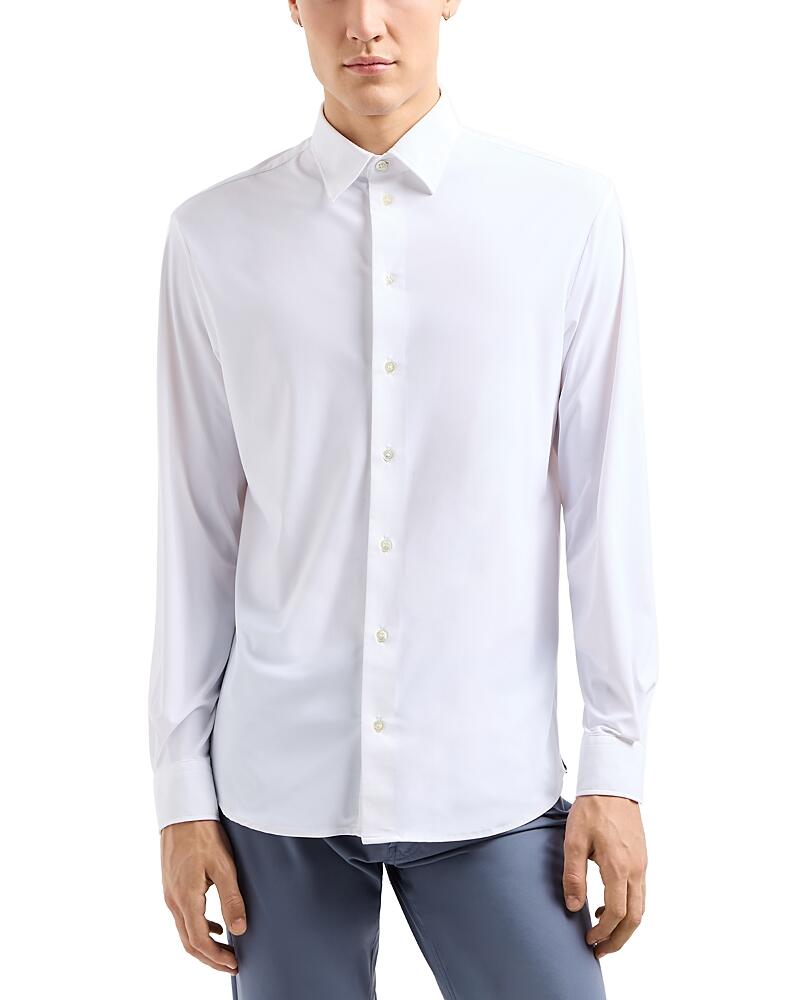 Emporio Armani Stretch Regular Fit Button Down Shirt Cover