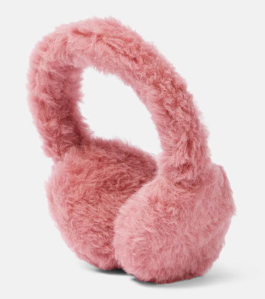 Max Mara Alpaca, wool, and silk teddy earmuffs Cover