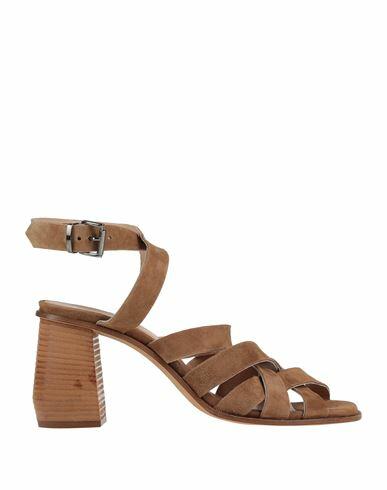 Lemaré Woman Sandals Camel Soft Leather Cover